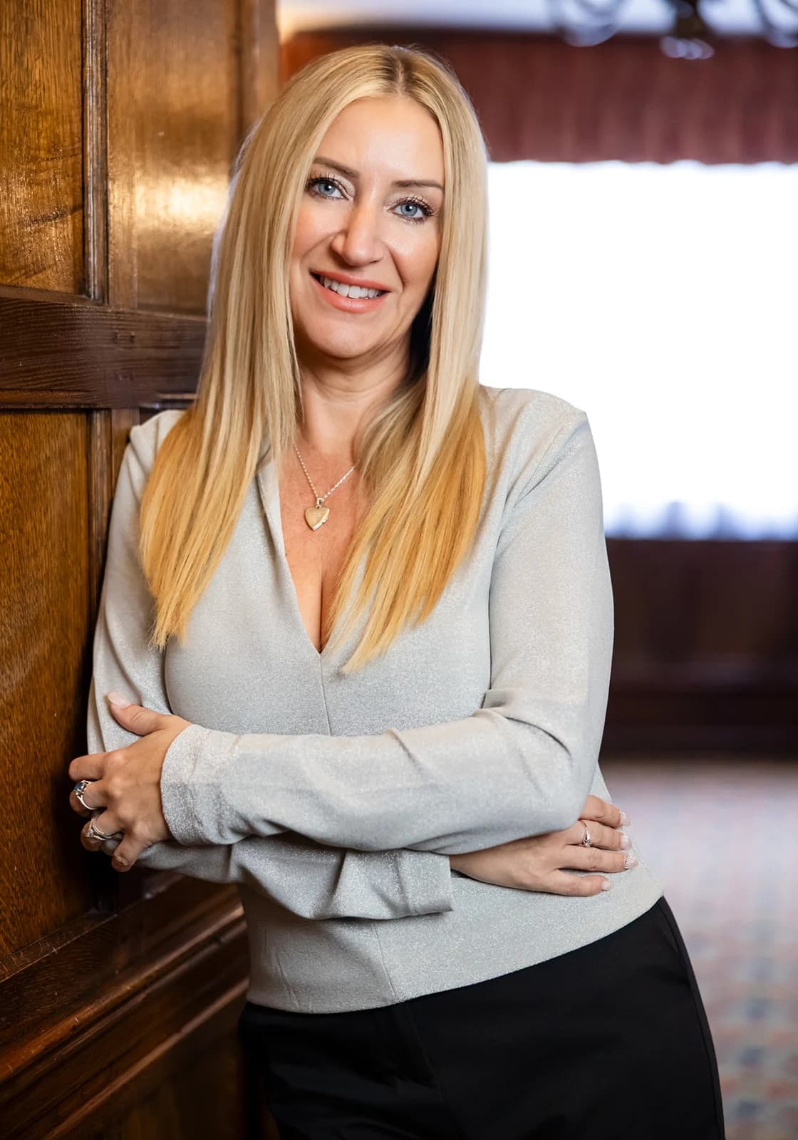 Gemma, Managing Director of Mindset HR, at the Maids Head Hotel
